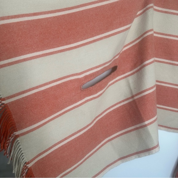 Madewell Twill Stripe Scarf in Muted Blush Multi - Picture 6 of 7